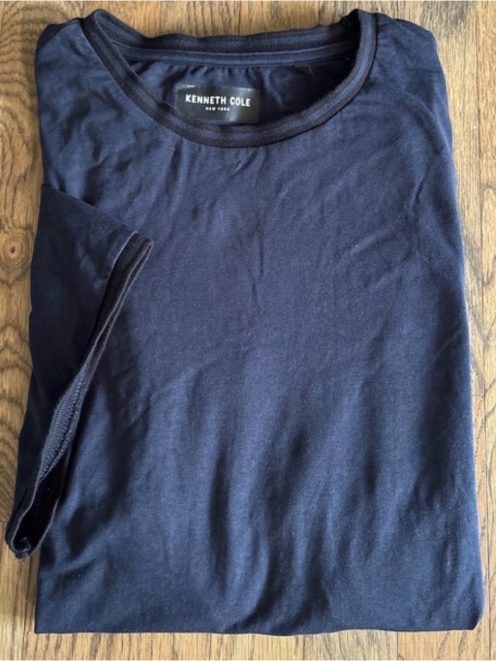 Kenneth Cole Navy Short Sleeve Crewneck Tee